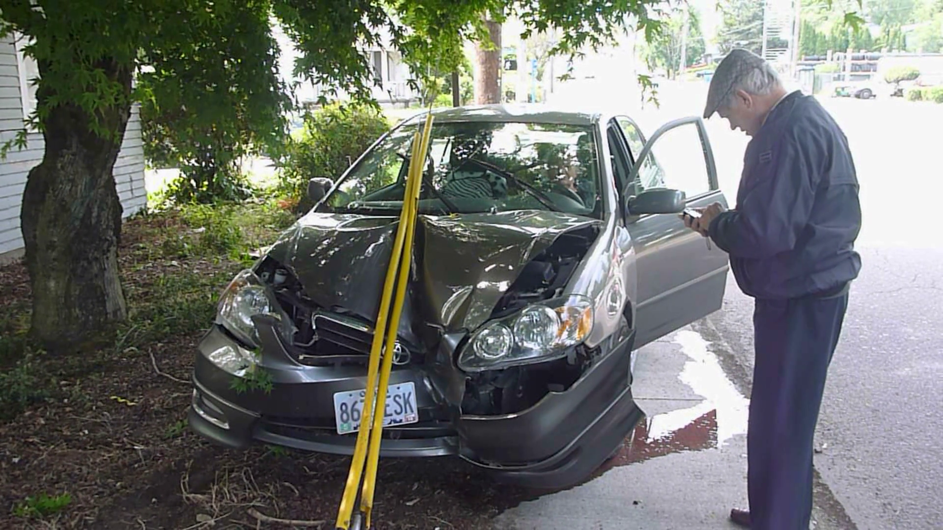 Car Accident With Power Lines Stock Video Footage Storyblocks