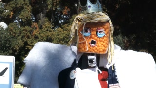 Funny Donald Trump Character At No Kings Protest