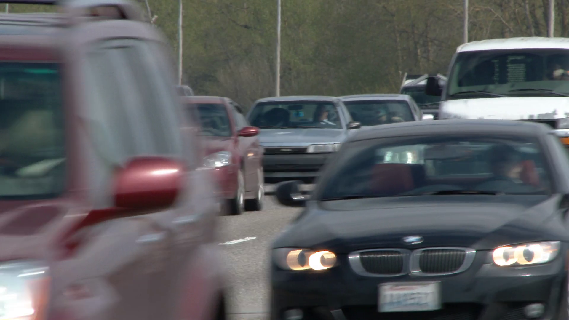 Highway Traffic Cars And Trucks Stock Video Footage - Storyblocks