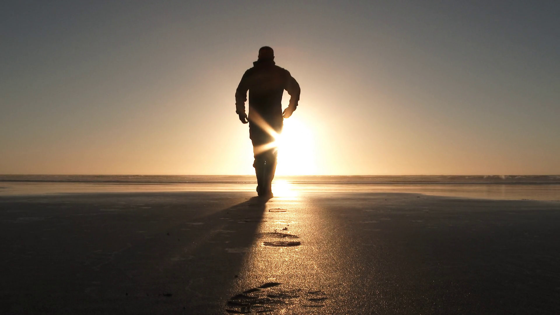 Person Walking Sunny Path To Ocean View Stock Video Footage Storyblocks
