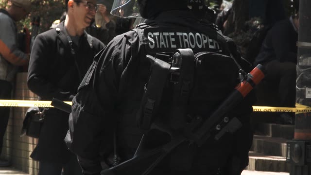 State Troopers Riot Police Stock Footage: Royalty-Free Video Clips ...