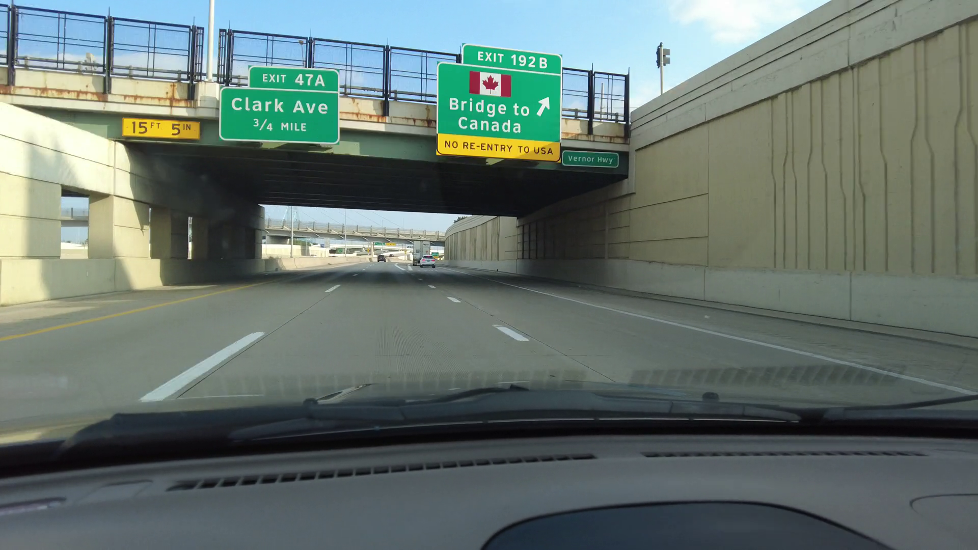 Driving Down Michigan Highway With Street Stock Footage SBV-352041873 ...
