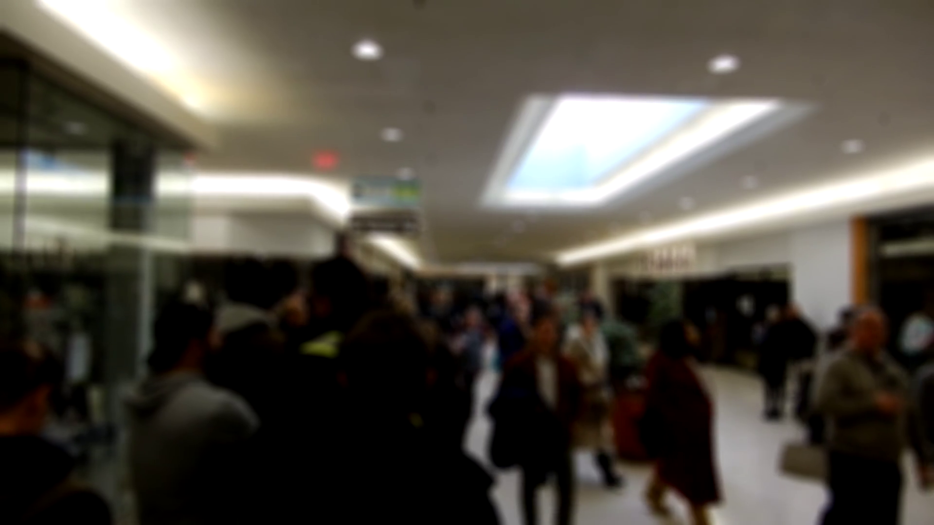 A Blurred Crowd Of People Is Walking In Stock Footage SBV-347754159 ...