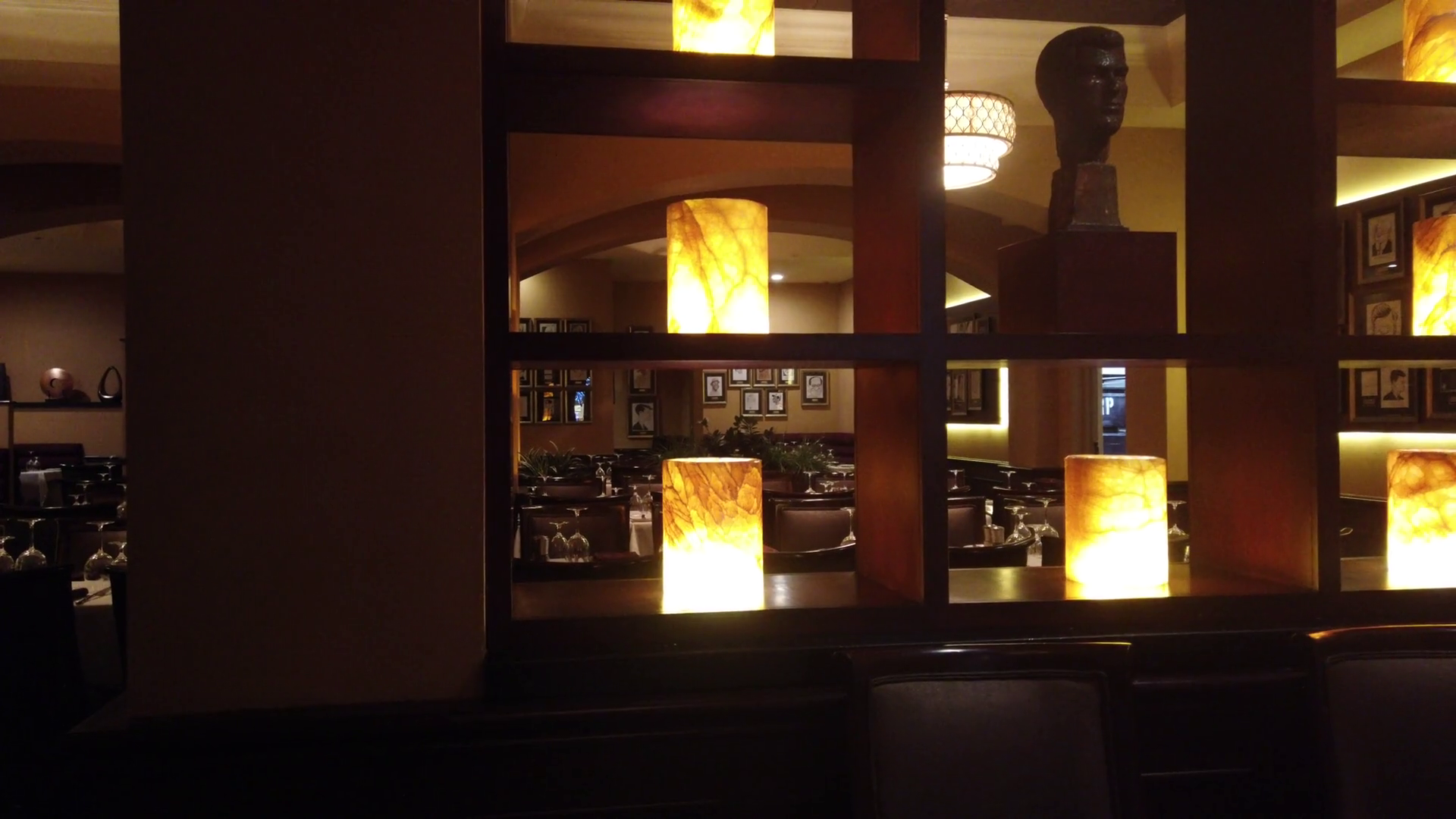 A Fancy Highclass Restaurant Showcases Stock Footage SBV347715324