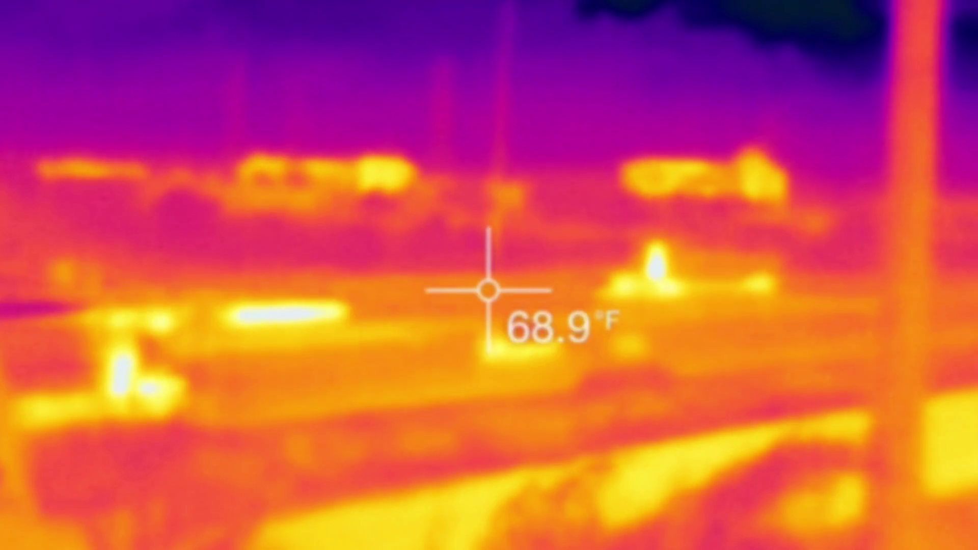 Highway Traffic Camera Recording Thermal Stock Footage SBV348519056