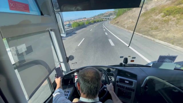 Bus Driver Driving Stock Footage: Royalty-Free Video Clips - Storyblocks