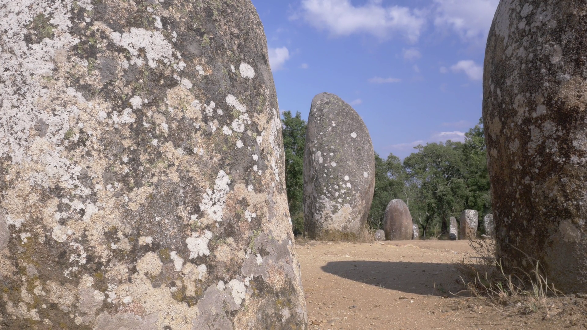 Megalithic Stones Close Up Ancient Ruins Stock Footage SBV-352124767 ...