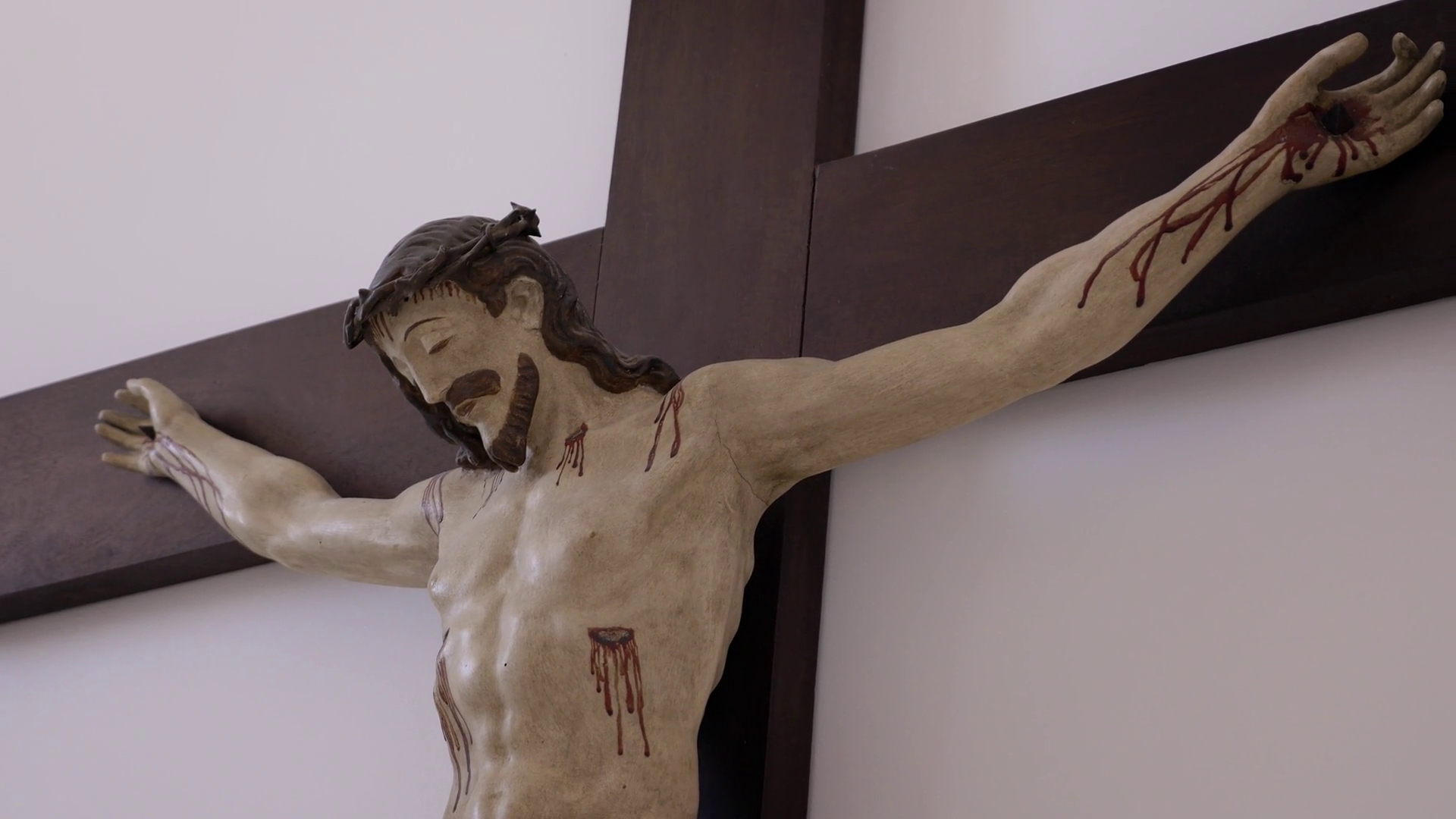Crucifixion Of Jesus Christ Close Up Stock Footage SBV-352124935 ...