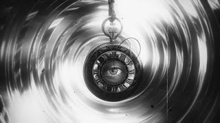 Hypnotic Clock Eye Stare Old Vintage Style Watch Pendulum Swing