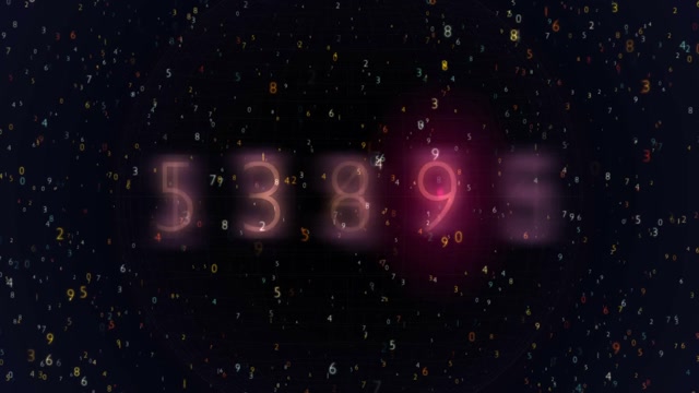 Numbers On Screen | Countdown motion backgrounds - Storyblocks