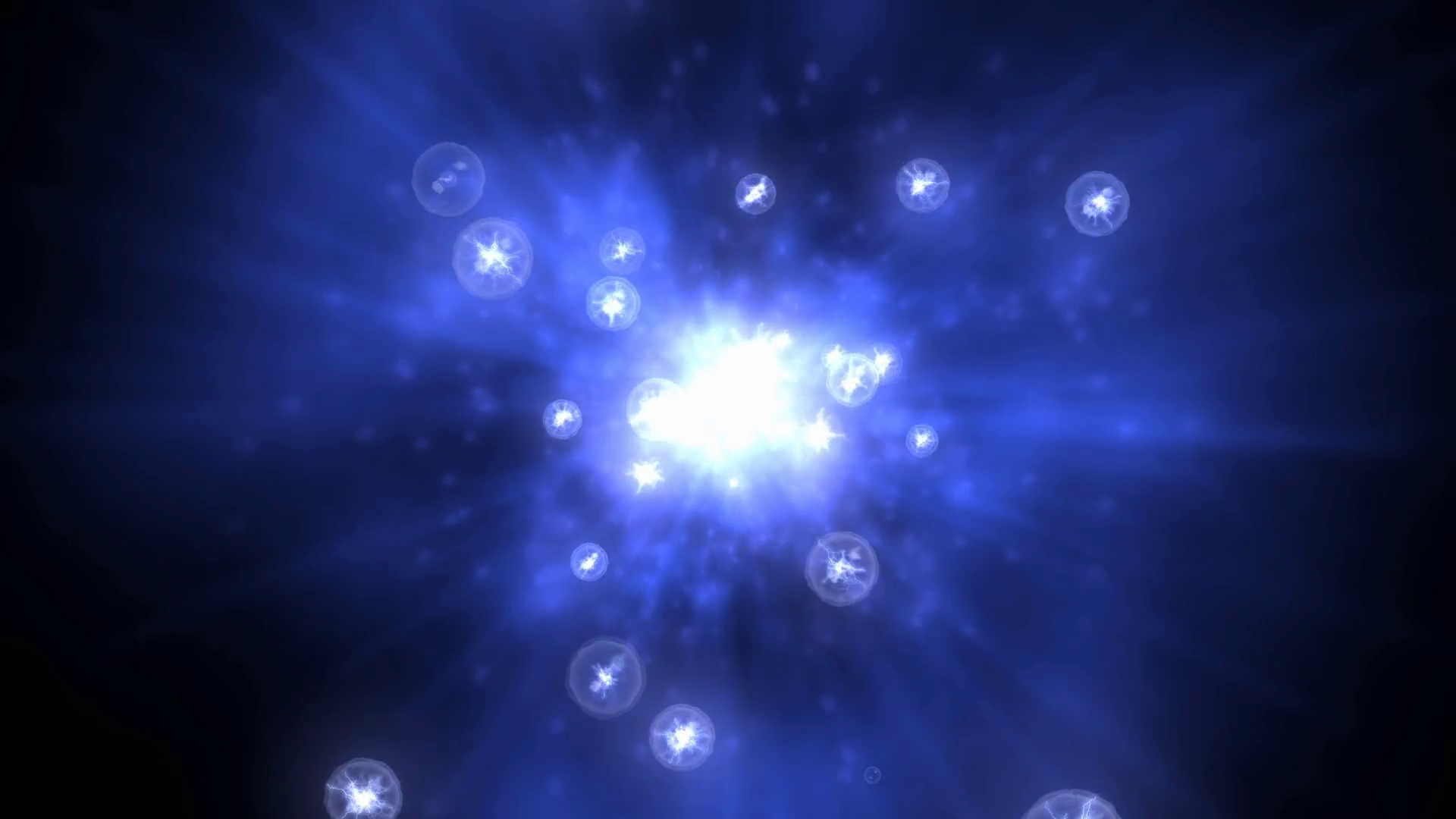 Abstract Blue Light Burst With Glowing Stock Motion Graphics SBV ...