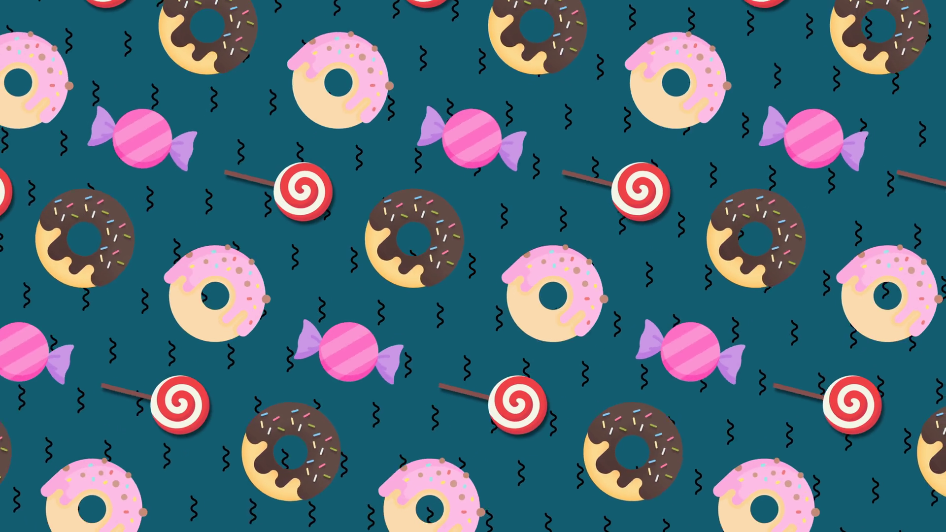 Donuts Pattern Background Stock Motion Graphics SBV-348819472 - Storyblocks