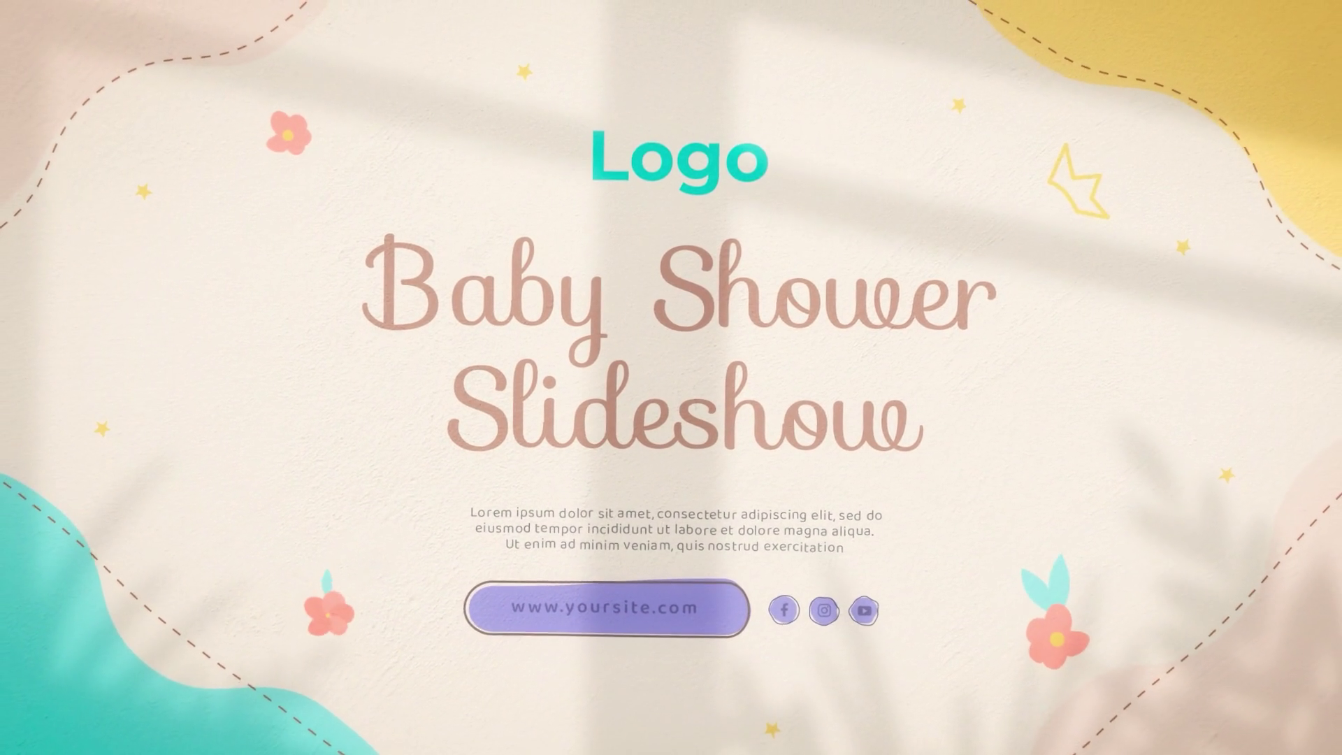 AE Template: Baby Shower Promo | Baby Slideshow SBV-348684630 - Storyblocks