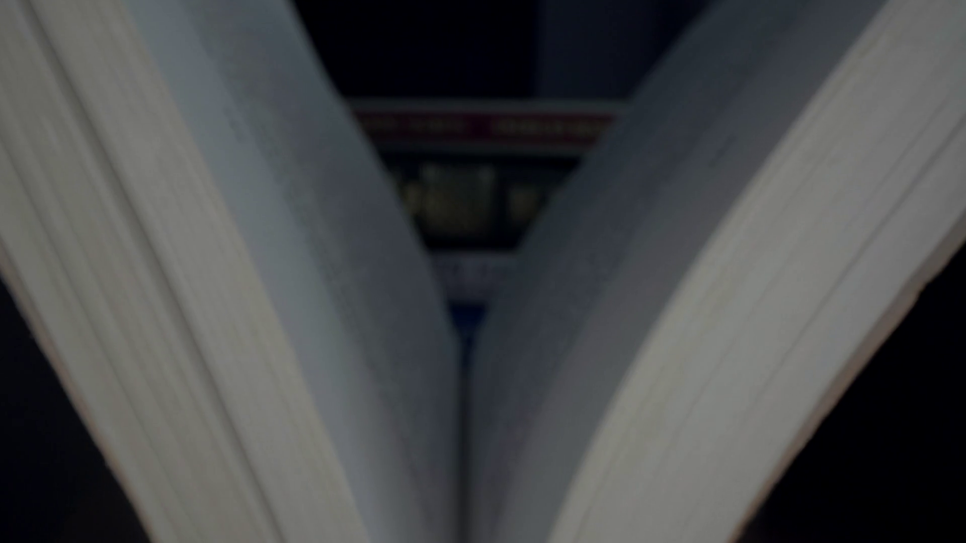 Close Up Of Closed Book Pages Macro Shot Of Stock Footage SBV-338461314 ...