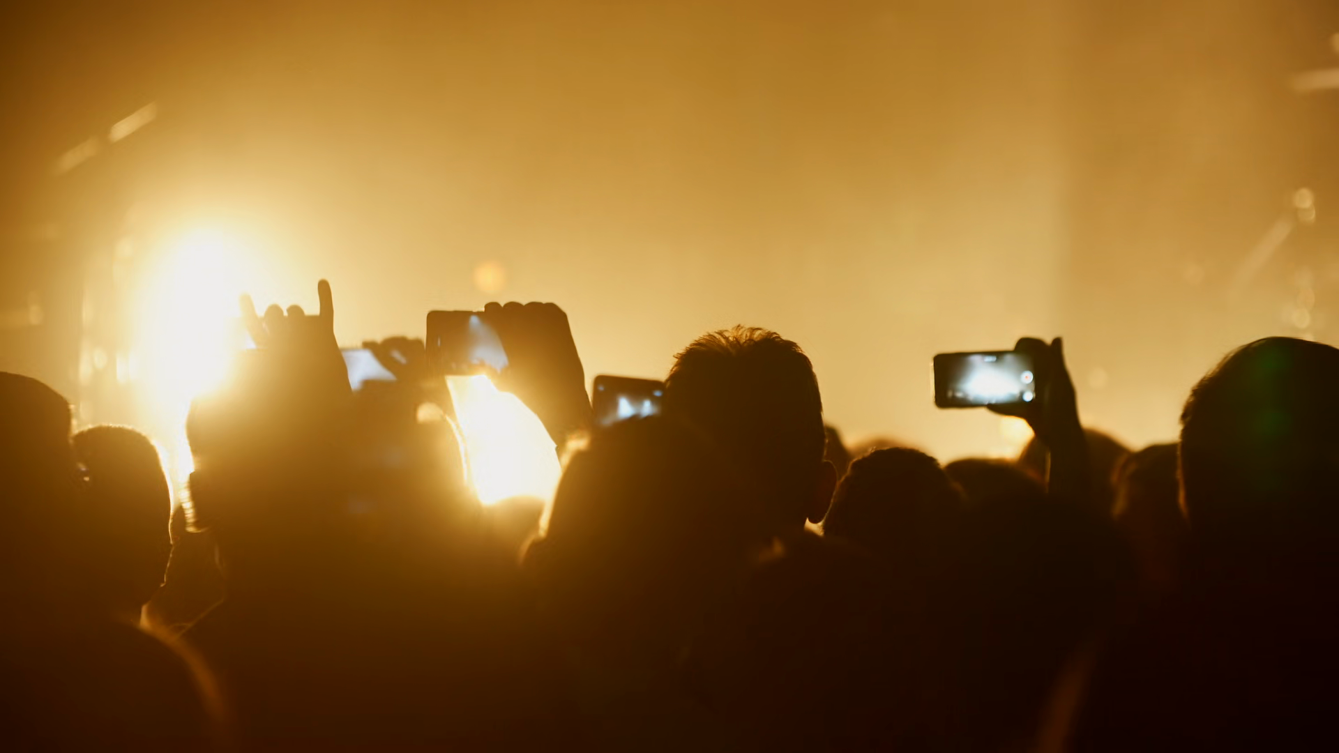 Fans Taking Video Photos On Smart Phone At Stock Footage SBV-353868341 ...