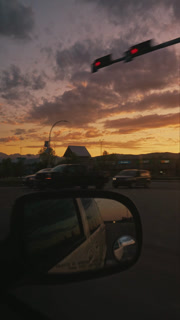 Winding Mountain Road Side Mirror