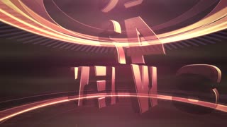 Animation text 24 News and news intro graphic with lines and circular shapes in studio, abstract background. Elegant and luxury dynamic style for news template