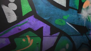 Motion Camera On Dark Alleyway Of City With Grunge Wall Of Building Night Time Grunge And Luxury Style Footage For Cyberpunk And Cityscape Template Motion Background Storyblocks