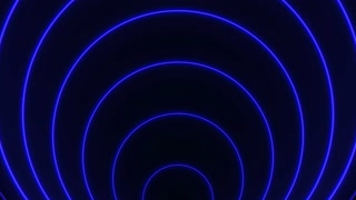 A simple blue line drawing of a spiral pattern featured in the image, suggestive of a minimalist and abstract design with an undefined context or purpose