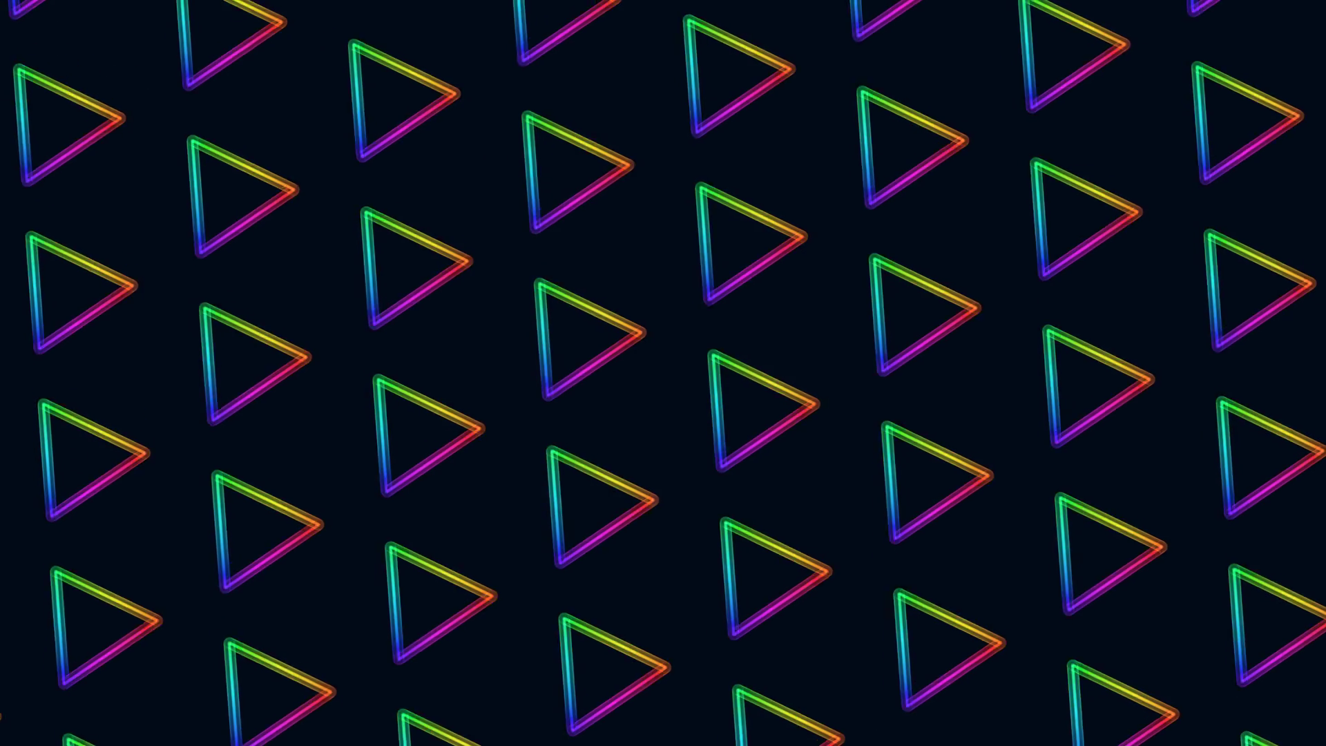 Flat Triangles Pattern In Rows On Black Stock Motion Graphics SBV ...