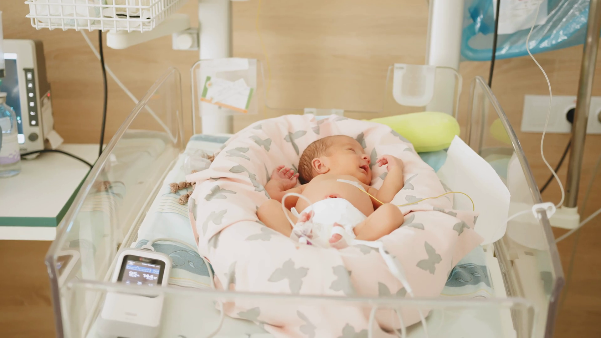 Two Day Old Newborn Baby In Intensive Care Stock Footage Sbv 348452429