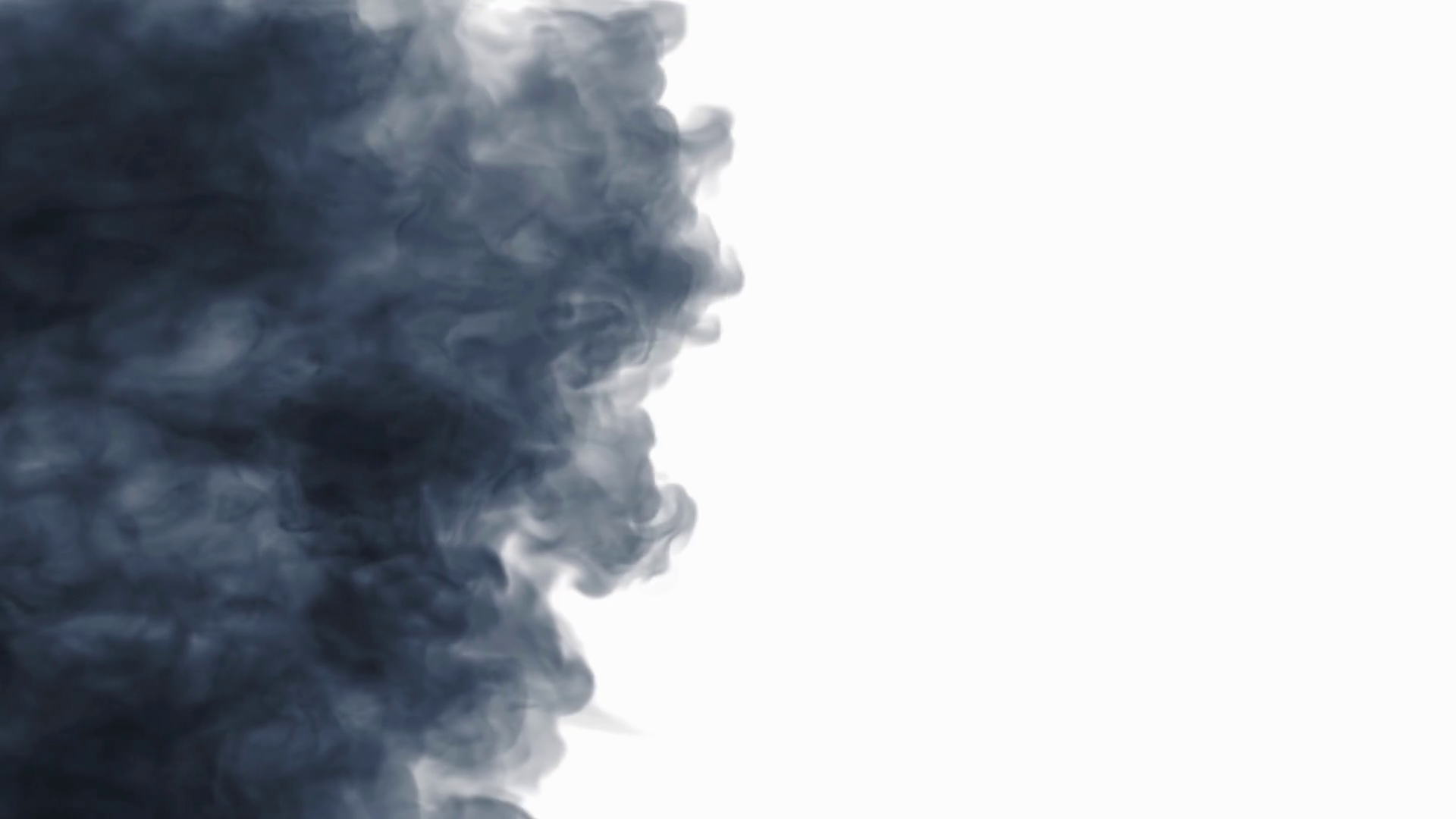 Abstract shape of black ink dissolve in water Stock Video Footage