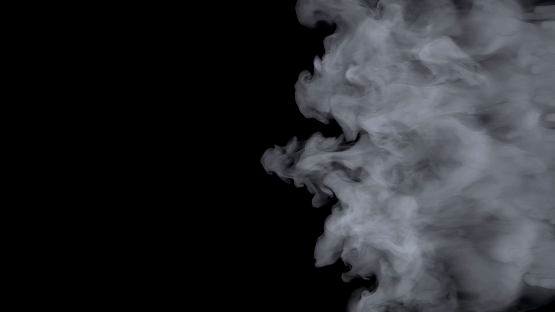 Abstract Shape Of Black Ink Dissolve In Water Stock Motion Graphics SBV