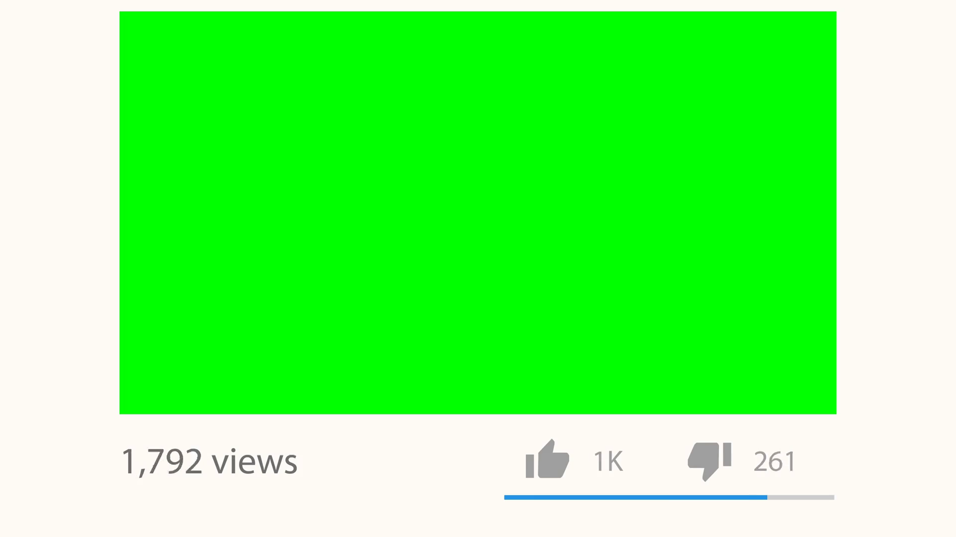 3d Animation Of Key Green Screen Video Views Stock Motion Graphics SBV