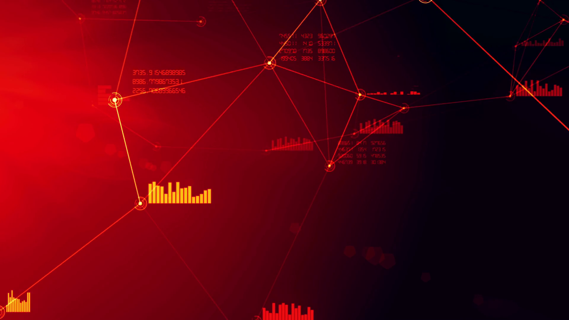 Futuristic Abstract Red Network Data Stock Motion Graphics SBV