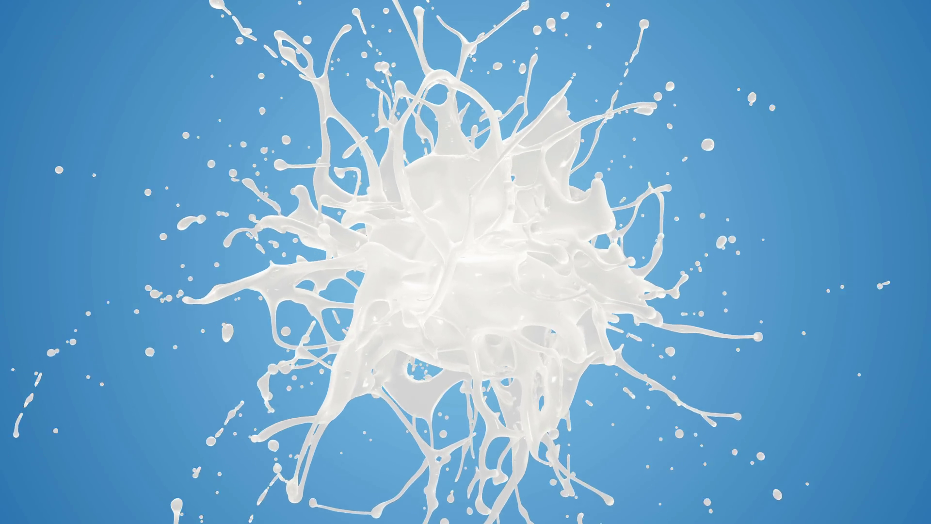 Milk Yogurt Explosion In Slow Motion 3d Stock Motion Graphics SBV