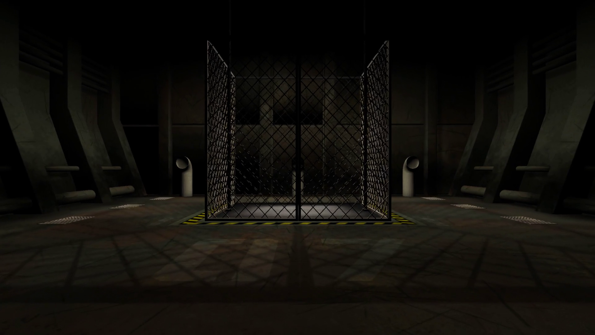 Futuristic Elevator Door Including Green Stock Motion Graphics SBV