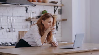 remote study in the kitchen