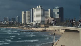 Epic view of Tel Aviv Seaside from Old Jaffa