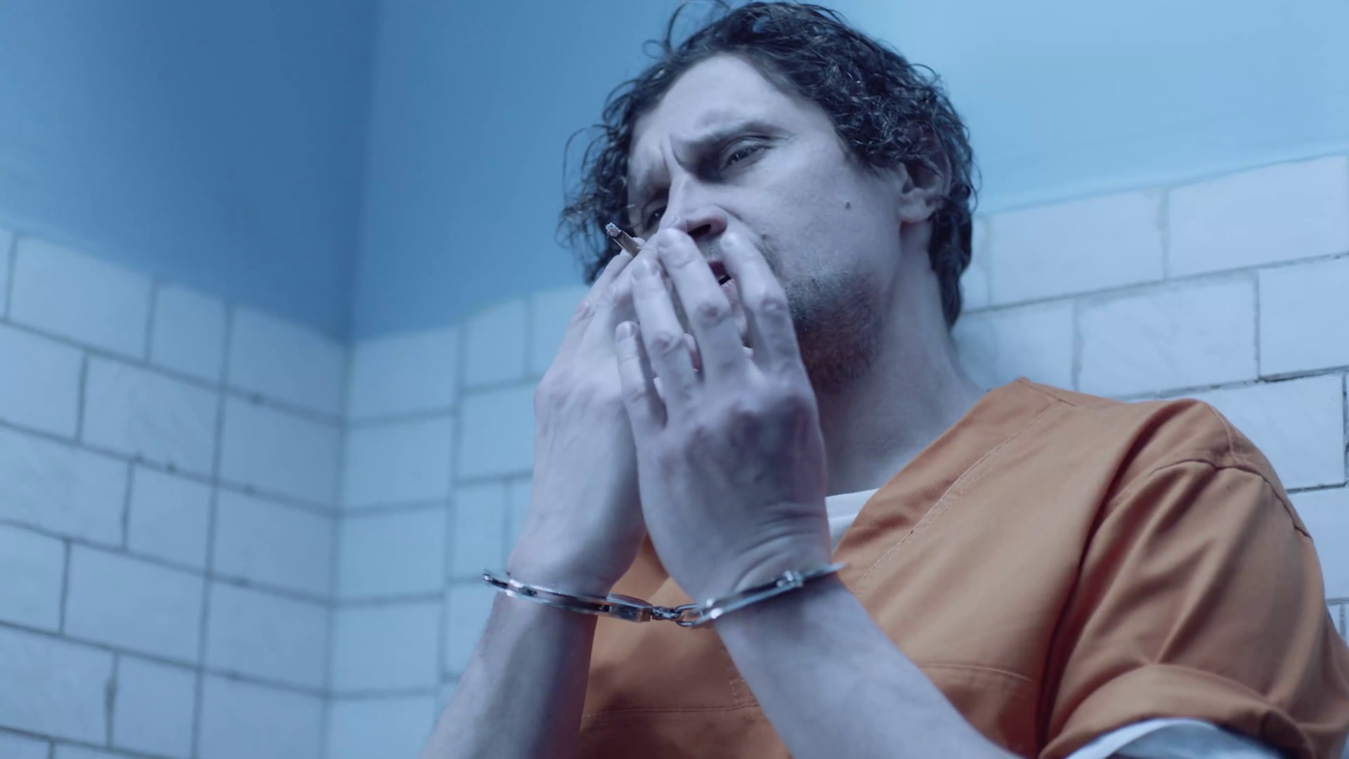 Prisoner Smoking Prison Jail In Harsh Stock Footage SBV348427479 Storyblocks