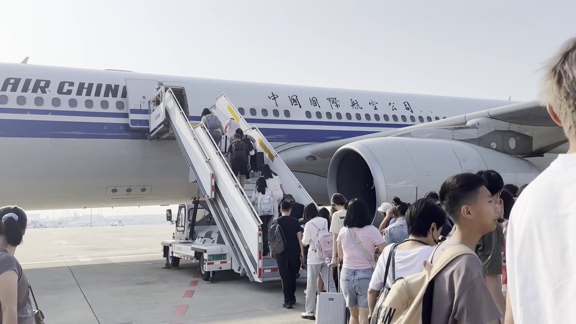 People Passenger Boarding Airplane At Stock Footage SBV-348643545 ...