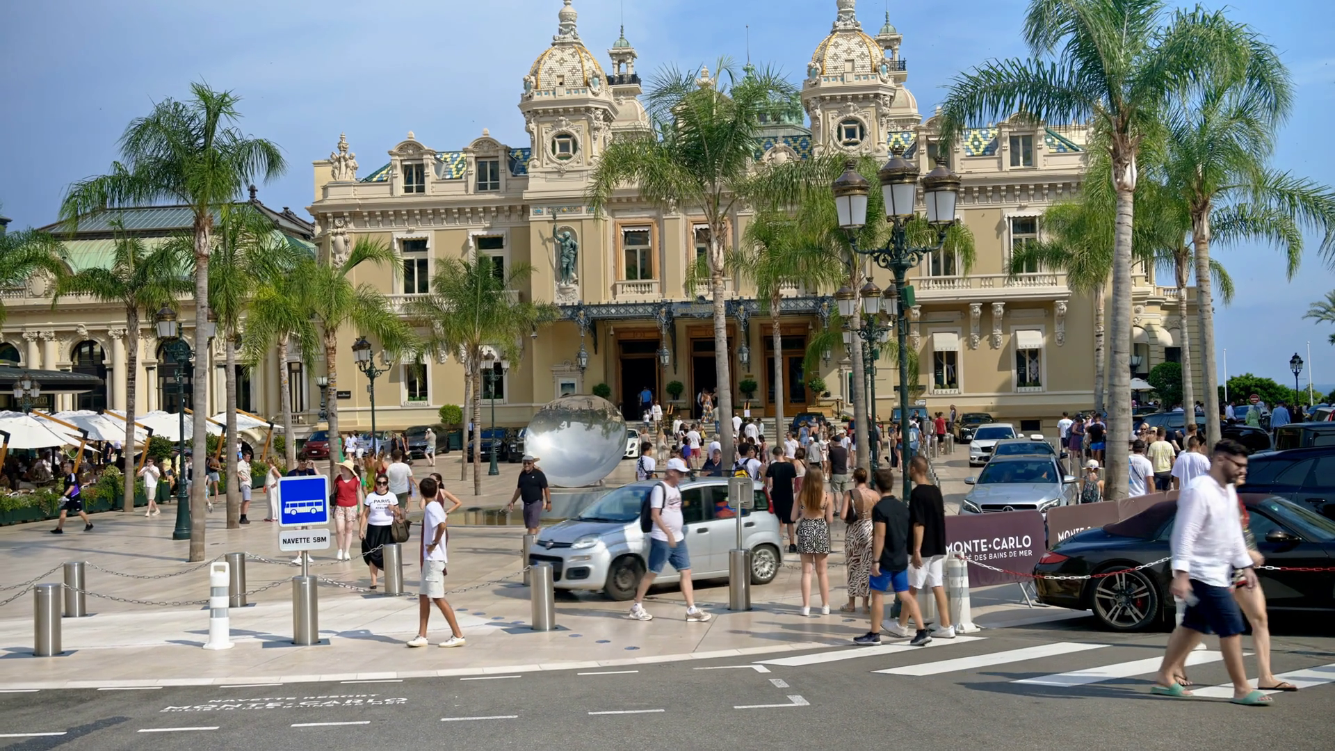 Monte Carlo Monaco - October 4 2024: Street Stock Footage SBV-352295983 ...