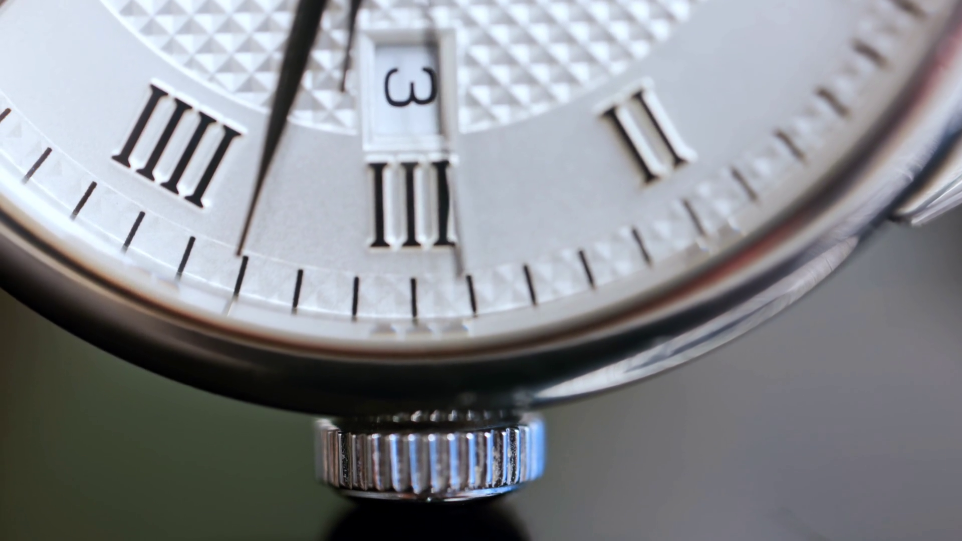 Close Up Of Silver Watch On Blurred Stock Footage SBV-352202677 ...