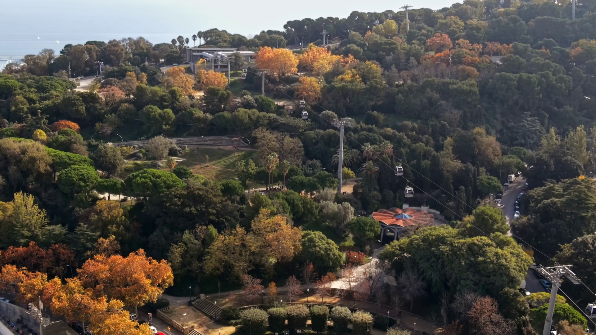 Aerial Drone View Of Barcelona City At Stock Footage SBV-352497947 ...