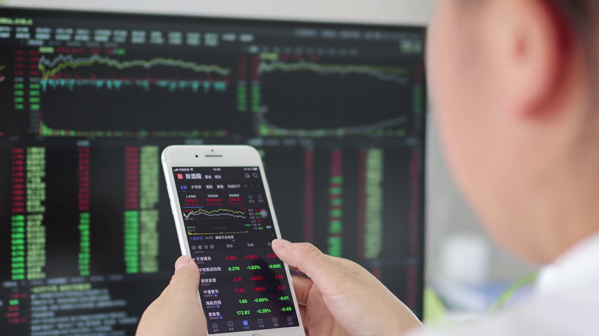 Investors Trade Analyze Stocks Stock Footage SBV-352229912 - Storyblocks