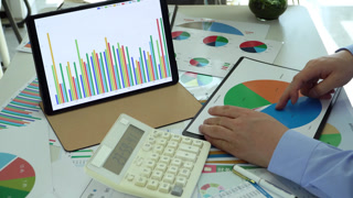 The Team Analyzed Financial Statements And Calculated Operating Data