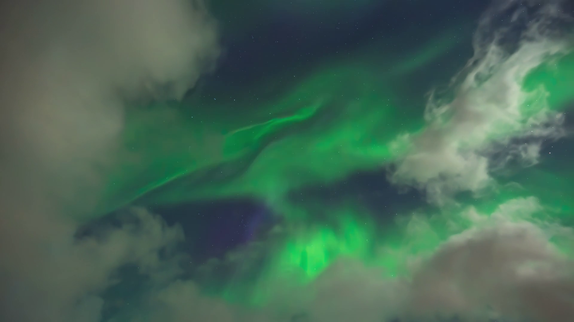 The Aurora Borealis Northern Lights Time Stock Footage SBV-352640208 ...