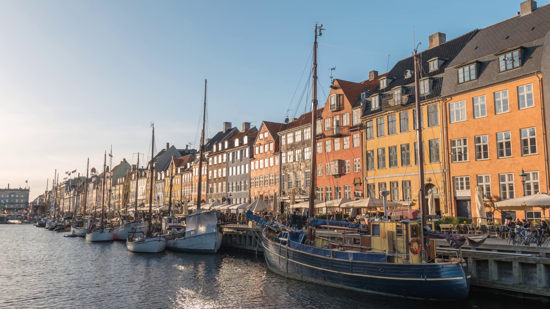 Copenhagen Denmark Time Lapse City Skyline Stock Footage SBV-348440041 ...