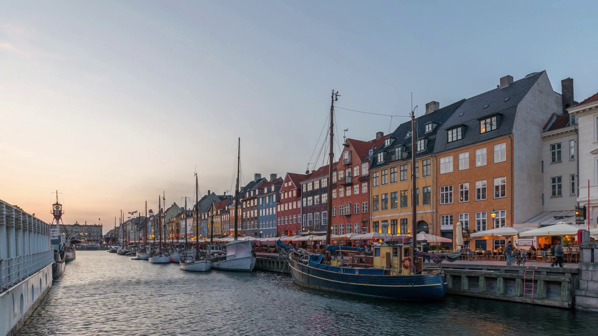 Copenhagen Denmark Time Lapse City Skyline Stock Footage SBV-348440134 ...