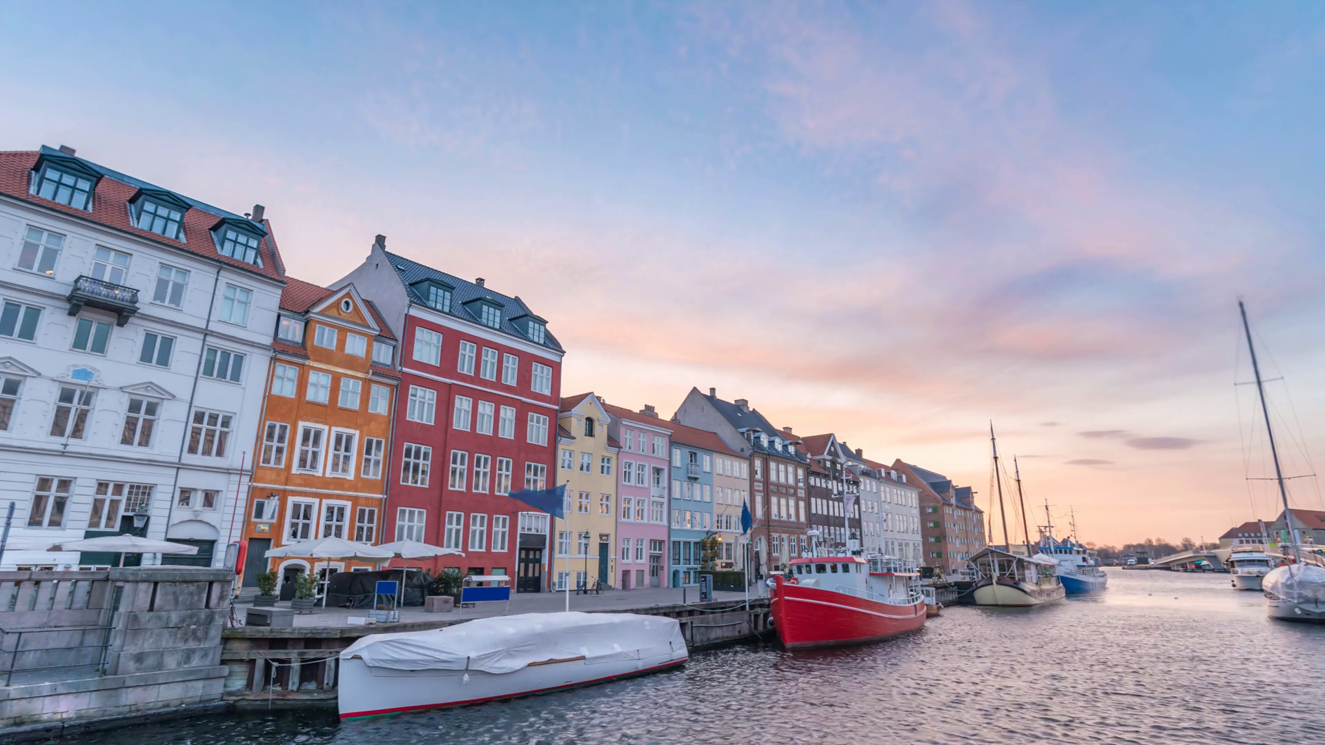 Copenhagen Denmark Time Lapse City Skyline Stock Footage SBV-348440054 ...