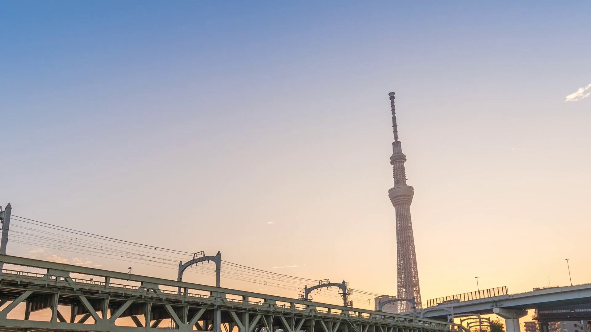 Tokyo Japan Time Lapse Sunrise City Skyline Stock Footage SBV348440297