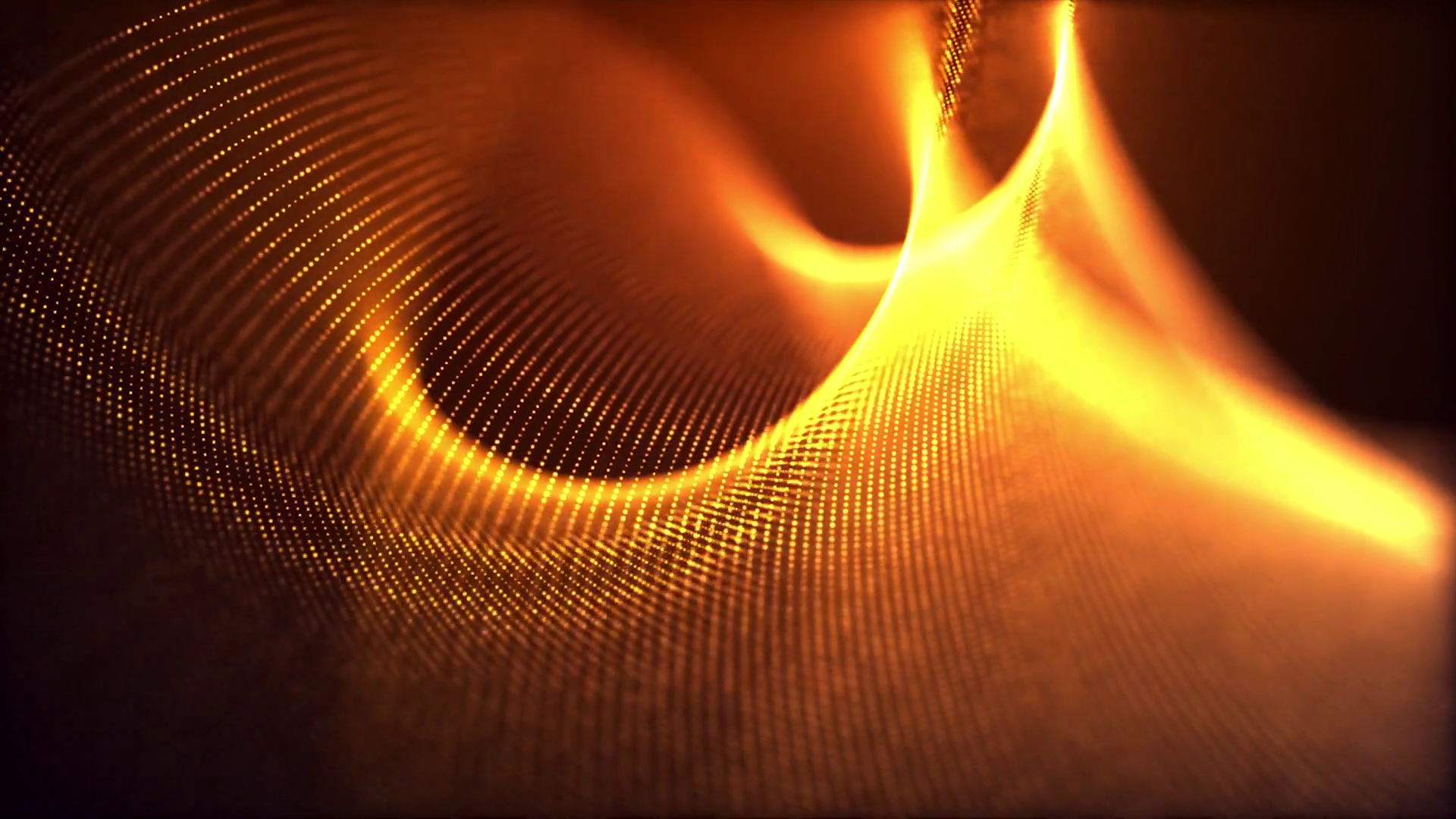 Yellow Swirling Lights Lines Animation Stock Motion Graphics SBV ...