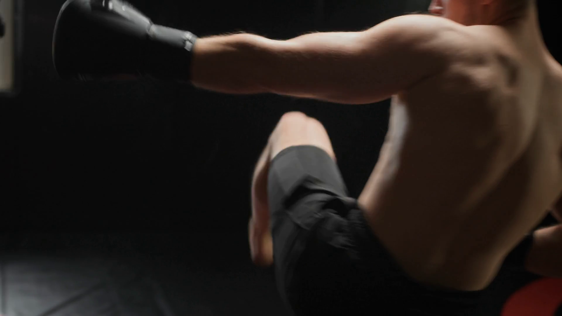 Two Martial Artists Delivering Strong Kicks Stock Footage SBV-352358635 ...