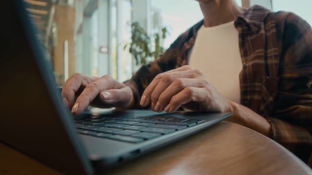 Man Typing Computer Stock Footage: Royalty-Free Video Clips - Storyblocks