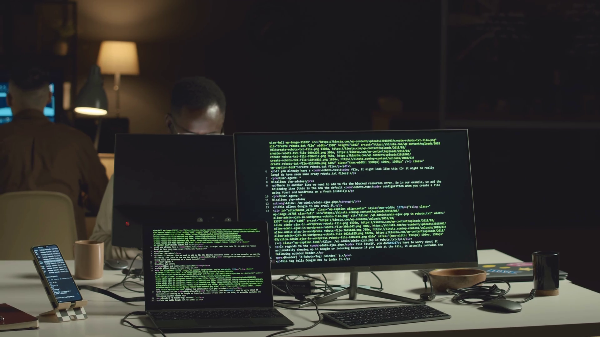Lines Of Html Code On Computer Laptop Stock Footage SBV-348739149 ...