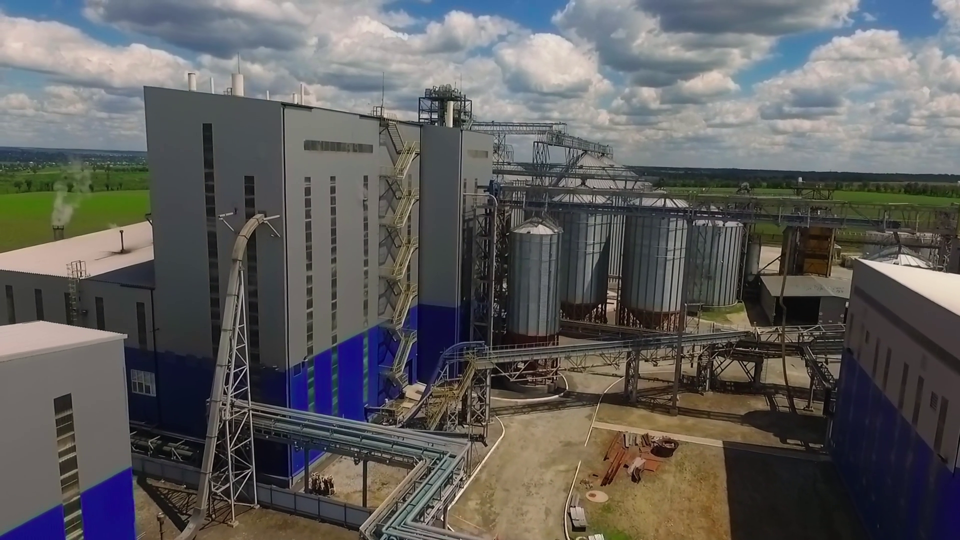 Industrial Zone With Factory Plant Stock Footage SBV-352807555 ...